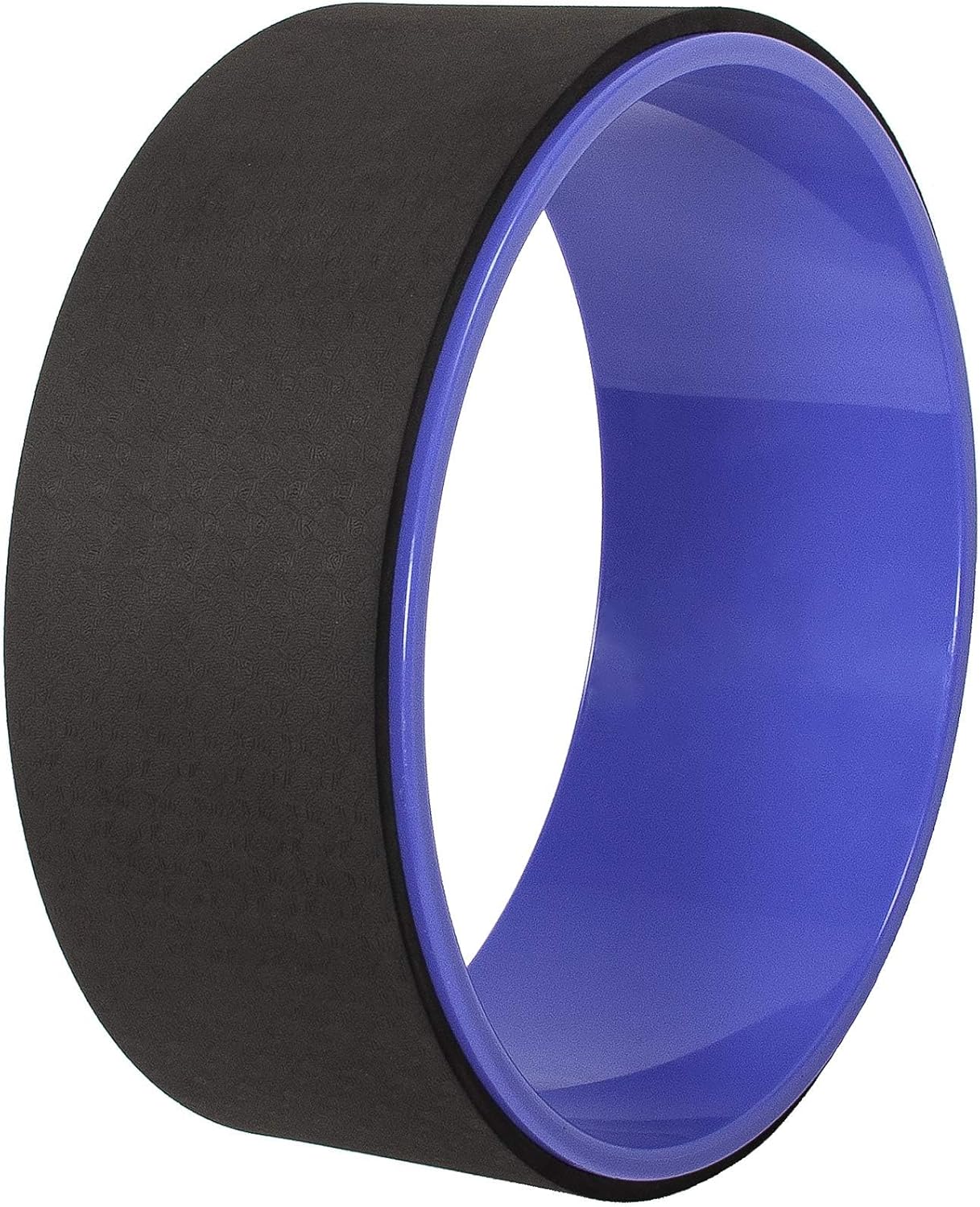 Fitvids Yoga Wheel for Stretching - Spine Stretching & Flexibility Enhancer with Non-Slip Surface, Full-Body Workout Equipment for Improved Mobility, Purple