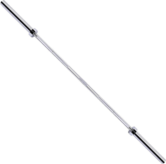 Fitvids Olympic Barbell Bar for Power Lifting and Weightlifting, 700 Pound Capacity, 2 Inch Diameter