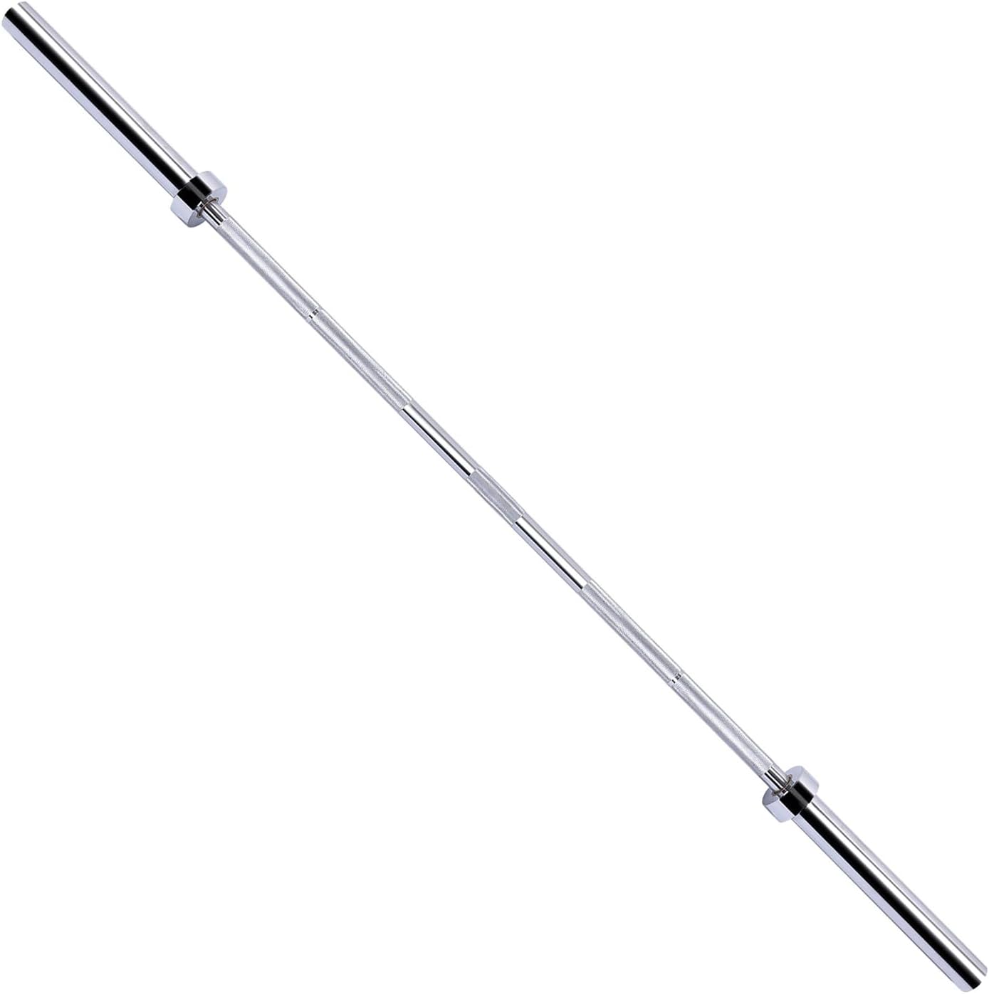 Fitvids Olympic Barbell Bar for Power Lifting and Weightlifting, 700 Pound Capacity, 2 Inch Diameter