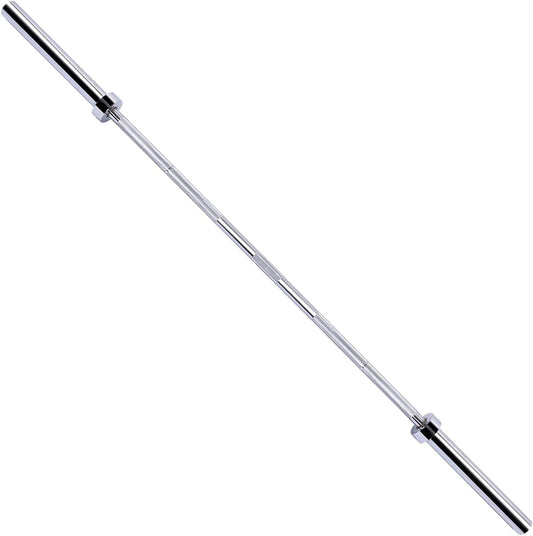 Fitvids Olympic Barbell Bar for Power Lifting and Weightlifting, 700 Pound Capacity, 2 Inch Diameter