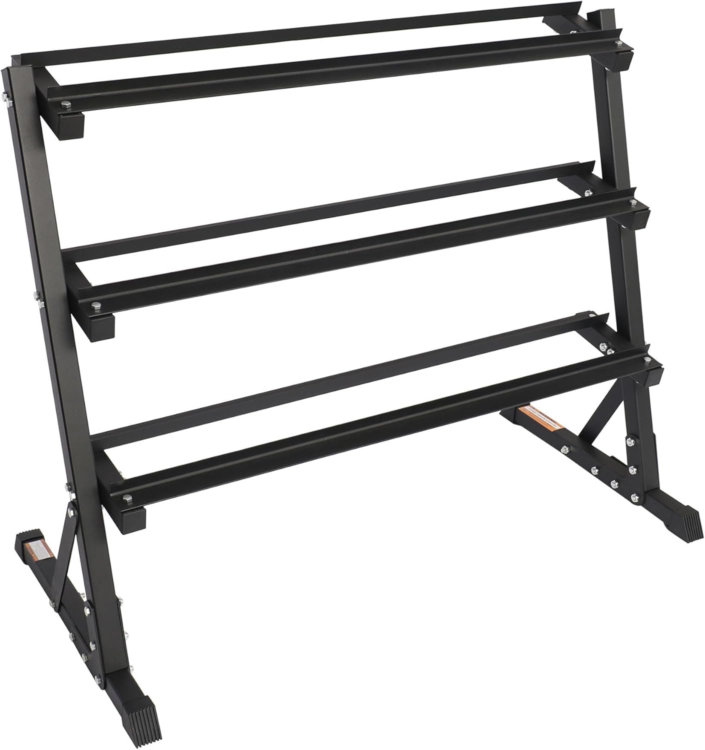 Fitvids Dumbbell Rack Multifunctional Weight Stand for Home Gym, 3-Tier, 1000-Pound Capacity