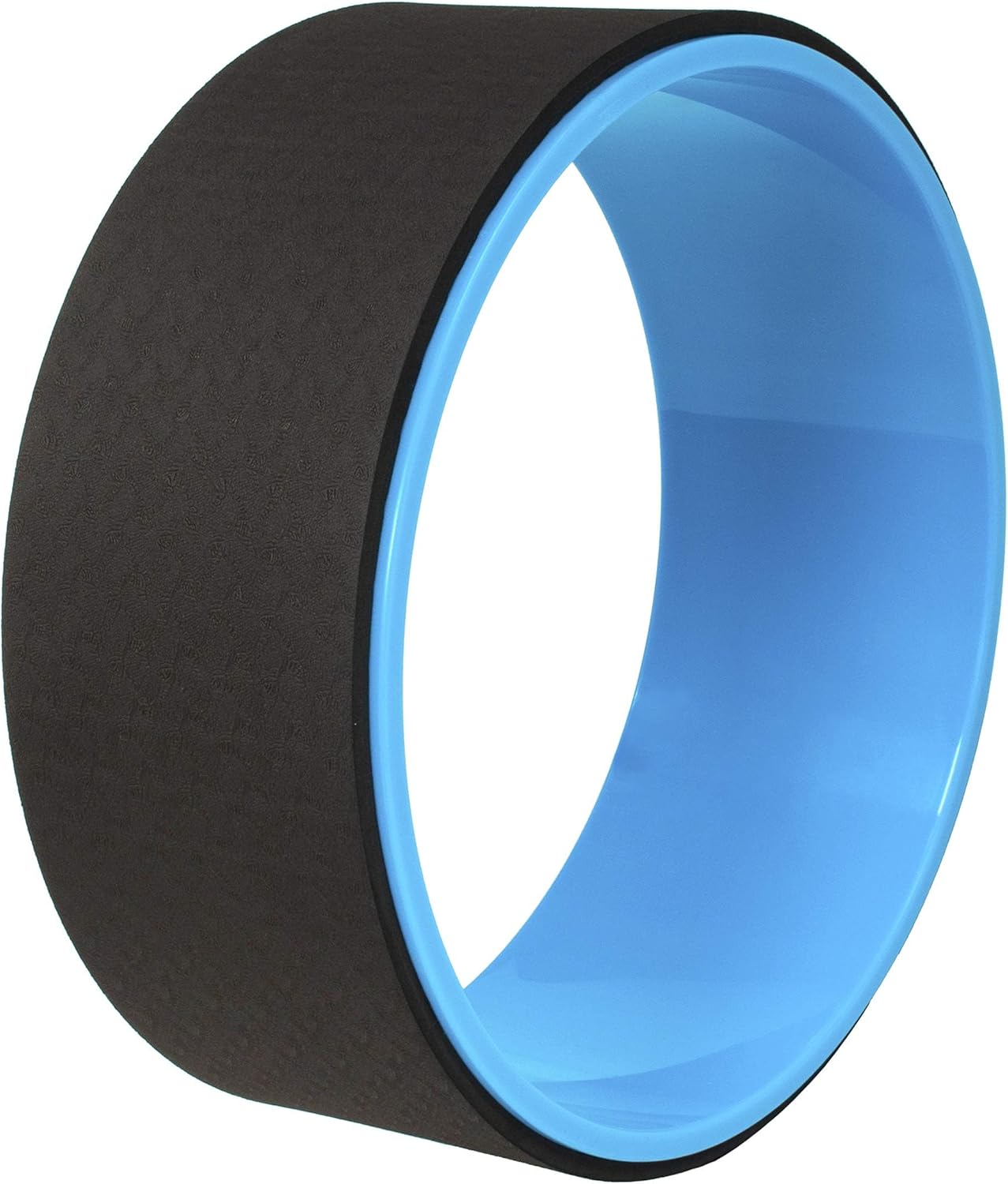 Fitvids Yoga Wheel for Stretching - Spine Stretching & Flexibility Enhancer with Non-Slip Surface, Full-Body Workout Equipment for Improved Mobility, Blue