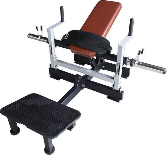 Fitvids Glute Bridge Plate-Loaded Hip Thrust Machine for Butt Shaping and Building Glute Muscles