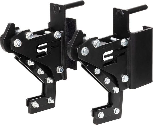 Fitvids Power Rack Barbell J-Hooks, Power Rack Attachments -Heavy Duty Barbell Holders Compatible with 3x3 Power Racks for Home Gym